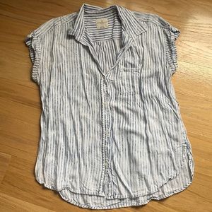 Stripped button up